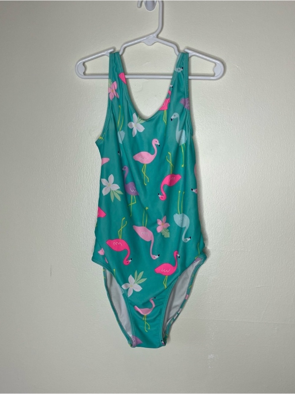 Carters girls flamingo print one piece swimsuit 10